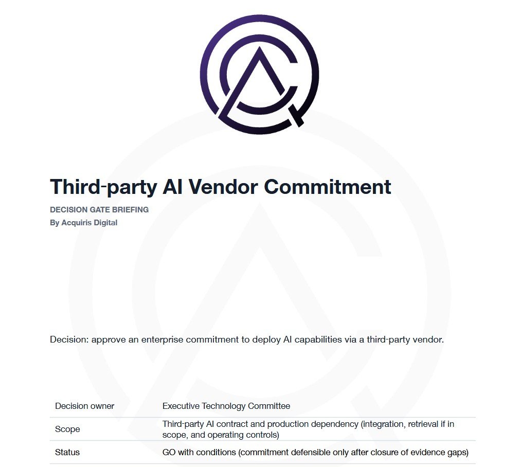 Third-party AI Vendor