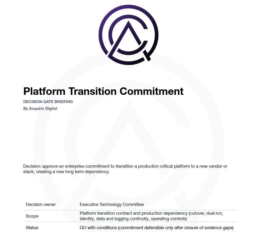 Platform Transition